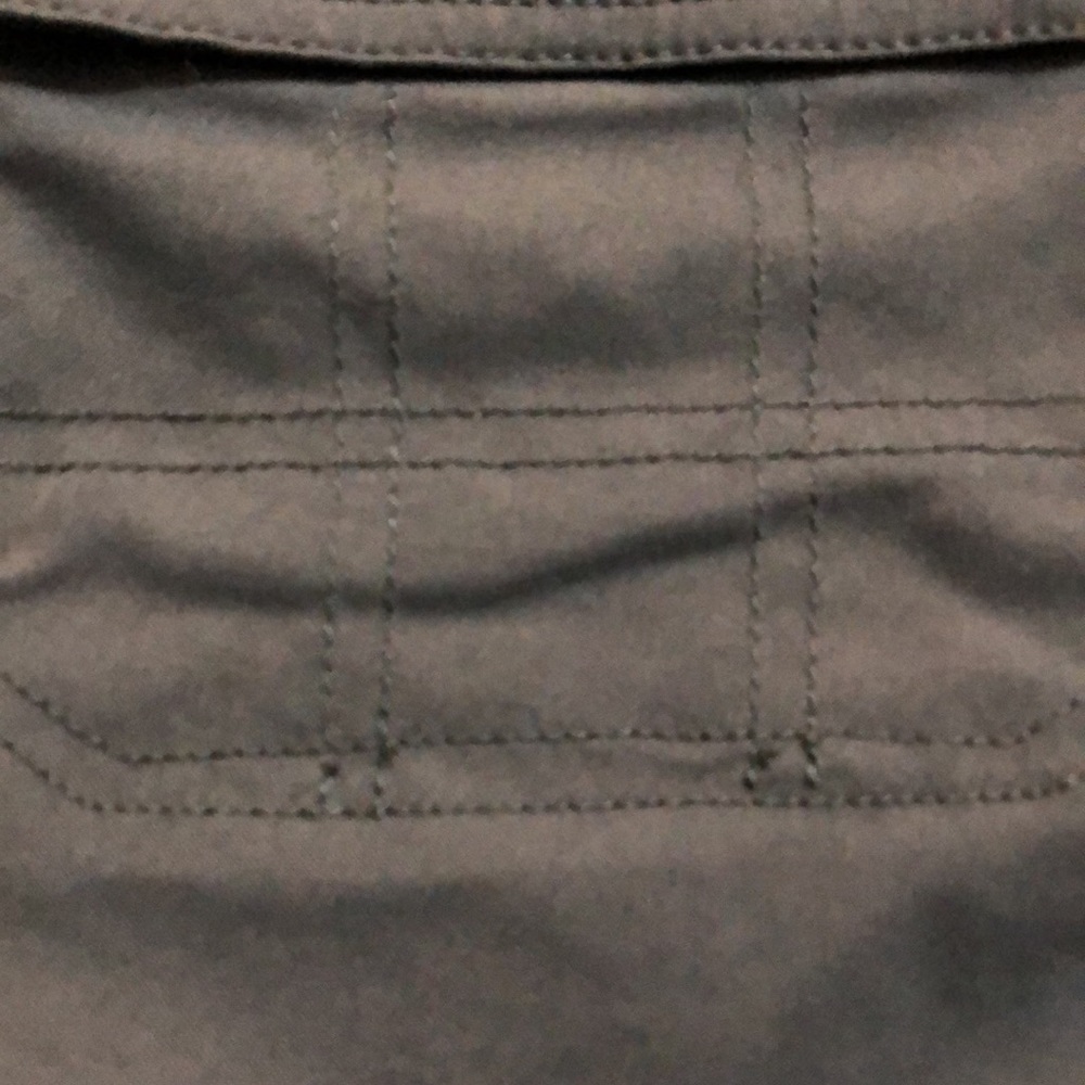 PrAna grey flat front Bermuda Hiking Walking shorts - Picture 10 of 15